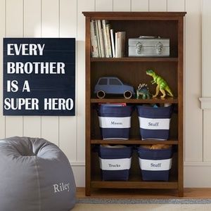 Pottery Barn Kids Every Brother is a Super Hero Art